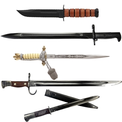 WWII Era Military Knives, Daggers, Swords and Bayonets