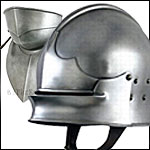 LARP Medieval Helmets Archers Sallet, Bevors, Great helms