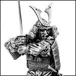 Japanese Warrior Sculptures from Pewter