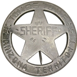 Tombstone Sheriff Western Badge OH3029