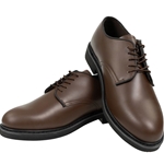 Brown Uniform Oxford Dress Shoes