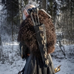 Imperial Quiver - Black Suede - LARP Quiver