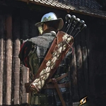 Imperial Quiver - Brown Leather - LARP Quiver