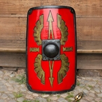 Roman Square Scutum Shield - Red - LARP Foam