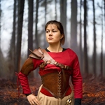 Brown Leather Shoulder Armour – Epic Armoury (Defiant Universe)