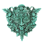 Green Man Wall Plaque