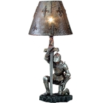Kneeling Knight Table Lamp