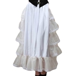 Frilly Satin Skirt C1207