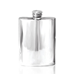 Plain Pewter Flask 4 Ounces