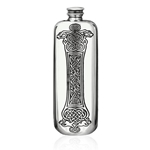 Top Pocket Arimathea Celtic Pewter Flask 3 Ounces