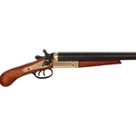 Old West Replica 1881 Street Howitzer Non-Firing Gun Brass Finish with Black Barrel