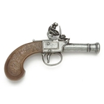 Colonial Gray Finish Pocket Flintlock Pistol - Non