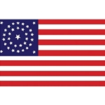 34 Star Union Flag - 1863