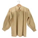 Renaissance Cotton Shirt Collarless Natural XL GB3039