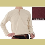 Heavy Cotton Shirt, Burgundy, Extra Large