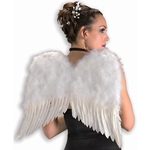 Deluxe White Feather Wings 32-1968