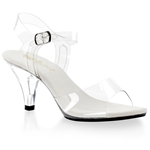 Clear Ankle Strap Dress Sandals