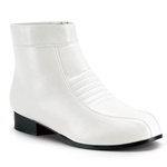 Men's Pimp Pull On Shoes,Men's White Pimp Shoes
