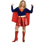 Supergirl Adult Plus Costume 38-31306