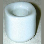 White Ceramic Chime Candle Holder 45-CH40W