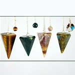 Assorted 6 Faceted Pendulum 45-G6PENV