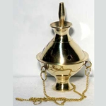 Small Brass Hanging Incense Burner 45-IBHANS
