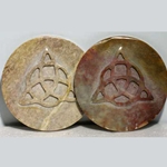 Soapstone Triquetra Coaster 45-RAT48