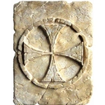 Tile with Templar Cross Patee by Marto 56-MHH002