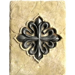 Medieval Wall Tile with Templar Calatrava Cross by Marto 56-MHH004