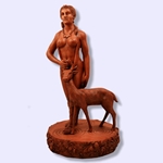Diana with Stag Statue