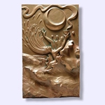 Water Wall Collage Plaque 64-ZW