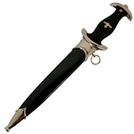 German 1933 SS Dagger with Scabbard - EM- Repro