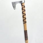 Viking Type C Axe with Etched Norse Design - AH4703