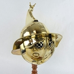 Thraex Gladiator Mosaic Helmet -18 Gauge