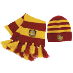 Harry Potter Hogwarts Hat and Scarf Set