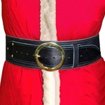 Santa Claus Belt 4 in. Wide Leather Round Buckle