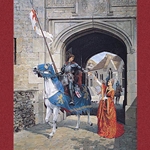 I Shall Fail Thee Not Medieval Greeting Cards D5