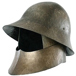 LARP Combined Bascinet and Kettle Hat