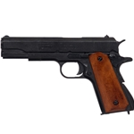 Replica M1911A1 Pistol Dark Grip Non Firing WWII  - Field Strippable