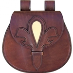 Late Medieval Leather Pouch GH0060