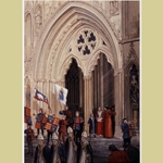 Richard III Investiture in York Medieval Art Print IY-28
