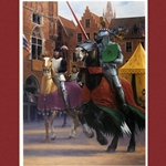 Jousting Medieval Art Print JOUST-55