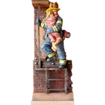 New York Fire Fighter 1-Resin Figurine