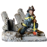 New York Fire Fighter 5-Resin Figurine