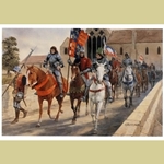 The March from Leicester Medieval Art Print MFL-15