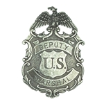 Deputy United States Marshal Eagle Badge - Nickel