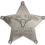 Special Ranger Western Badge Cattle OH3025