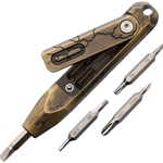 Oknife - Otacle D1 Cracked Brass