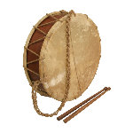Medieval Tabor Drum 14 Inch with Sticks TB14
