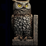 Owl Bookend Left Windstone Editions